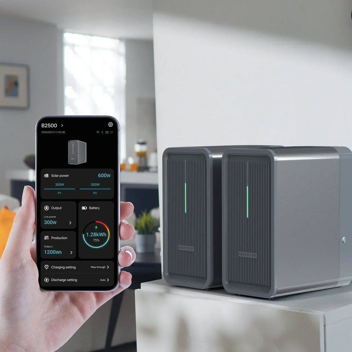 2,24kWh Marstek Saturn-C B2500-D inkl. App