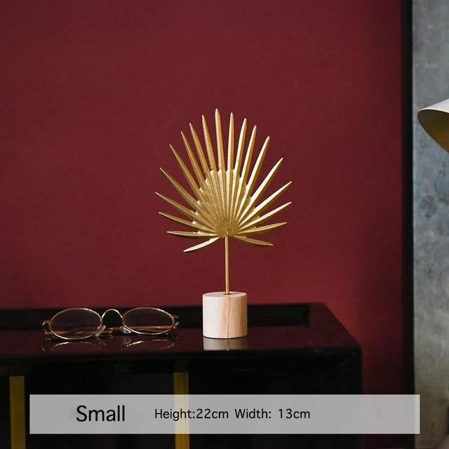 Golden Banana Leaf Ornaments